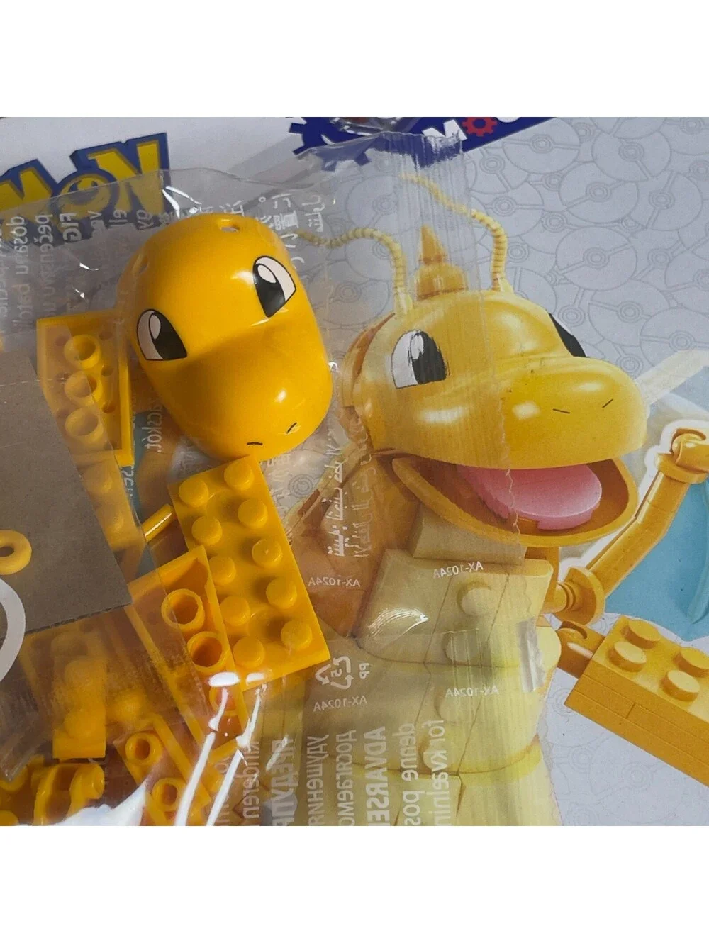 MEGA Pokémon Dragonite Build with Motion Set HKT25 387pcs Interlocking Blocks